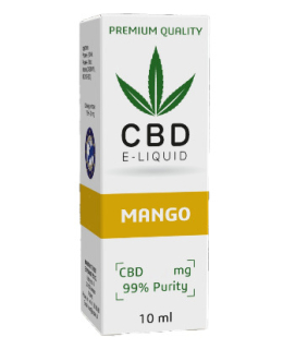 CBD Vape Liquid - Mango 600mg (6%) 10 ml 