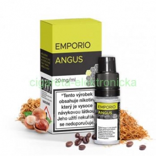 E-liquid Emporio Salt 10ml / 20mg: Angus (Tabak s orieškom a kávou)
