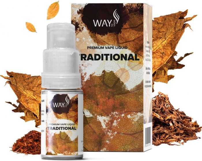 Traditional 18mg - WAY to Vape 10ml e-liquid