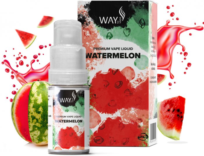 Watermelon 12mg - WAY to Vape 10ml e-liquid