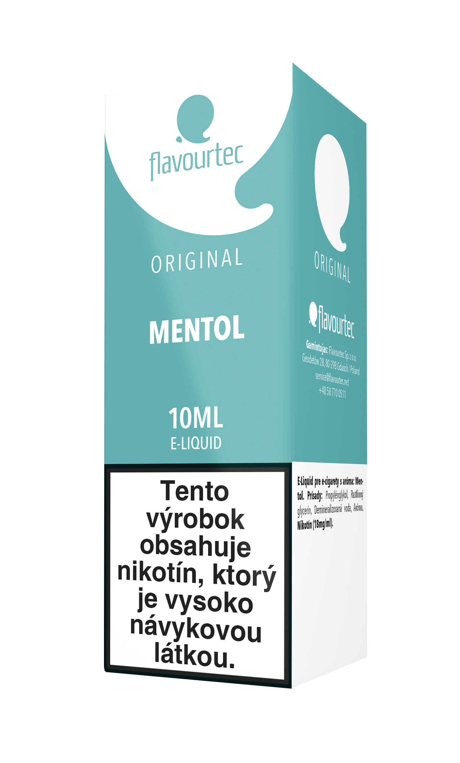Menthol - Flavourtec original 6mg/ml 10ml E-liquid