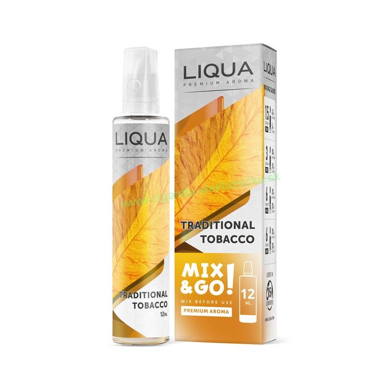 Príchuť LIQUA Mix & Go: Traditional Tobacco 12ml ITV