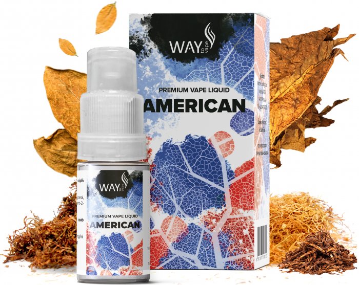 American 6mg - WAY to Vape 10ml e-liquid ITV