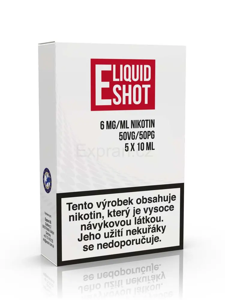 E-Liquid Shot Booster Fifty 50PG/50VG 5x10ml 6mg ITV