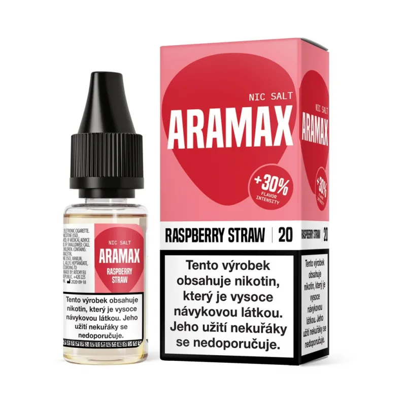 Aramax salt 10ml - Raspberry Straw 10mg/ml ITV