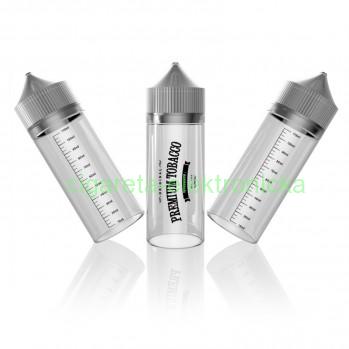 Fľaštička Premium Tobacco 120ml s ryskou (1ks)