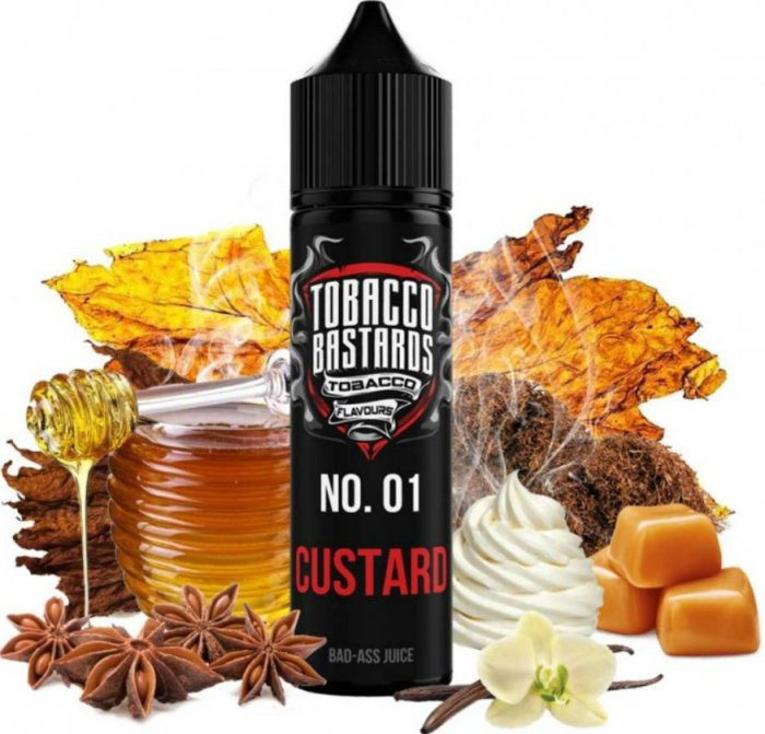 Príchuť Tobacco Bastards Shake & Vape: No. 01 Custard 20ml