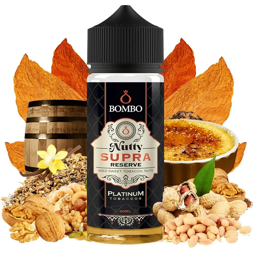 Nutty Supra Reserve - Bombo platinum tobaccos Shake&Vape 30ml/120ml aróma