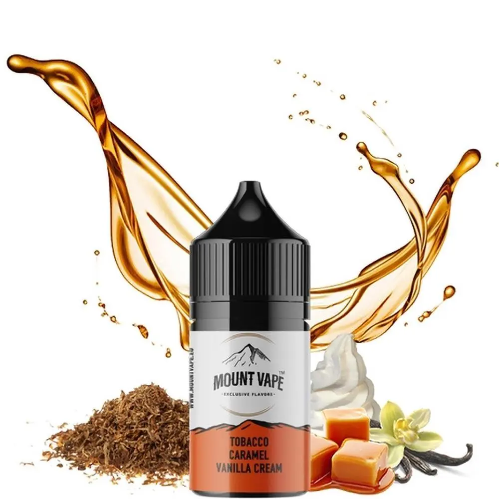 Tobacco Caramel Vanilla Cream - Mount Vape 10/30ml Shake&Vape