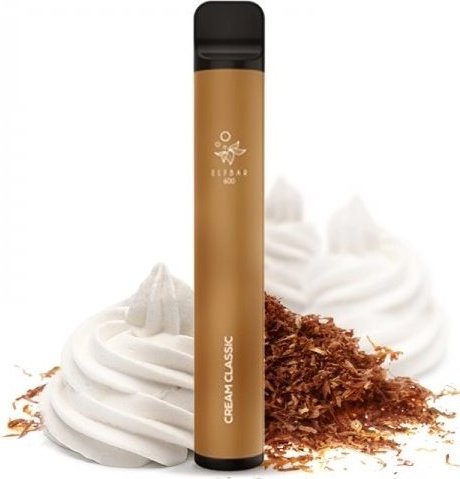 Cream Tobacco 2% - Elf Bar 600 e-cigareta 550mAh 