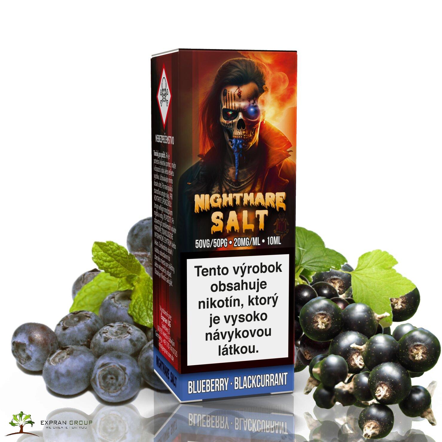 Blueberry Blackcurrant - Nightmare Salt 10ml 20mg/ml