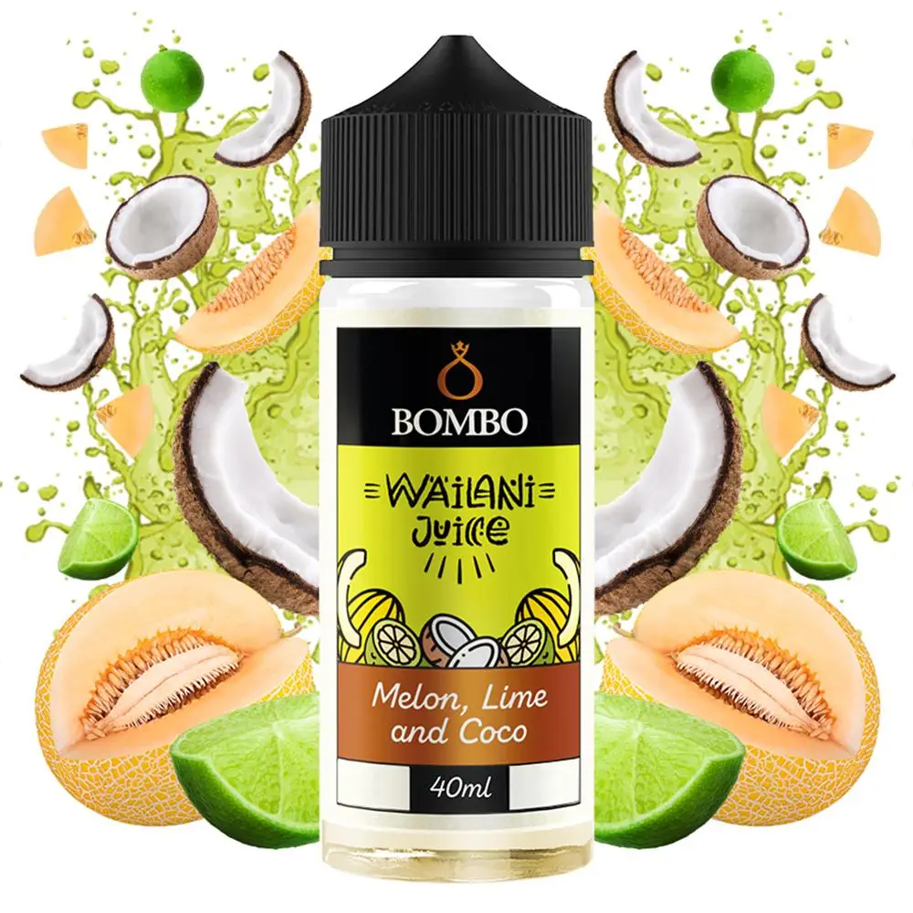 Juice Melon Lime and Coco - Bombo Wailani Shake&Vape 30ml/120ml aróma