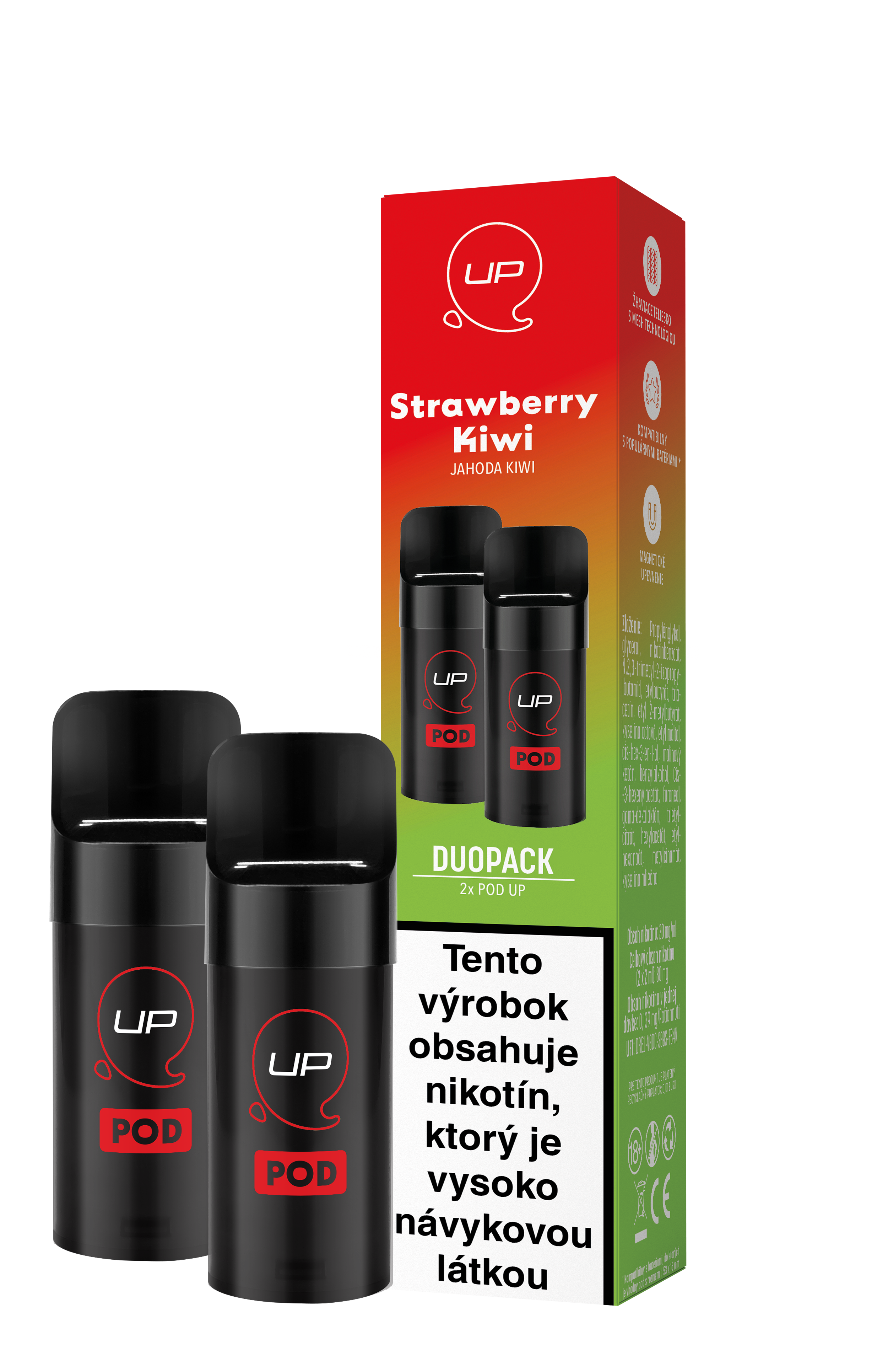 Flavourtec UP POD duopack - Strawberry Kiwi  20mg/ml