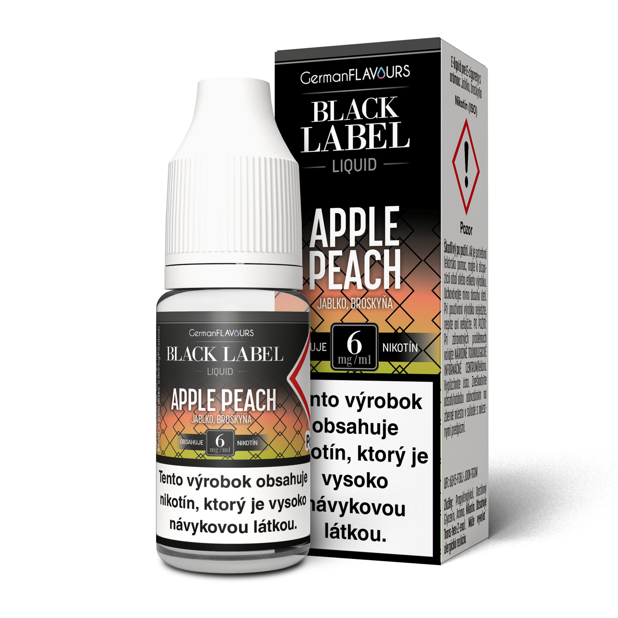 Apple Peach - German Flavours Black Label 6mg/ml 10ml E-liquid