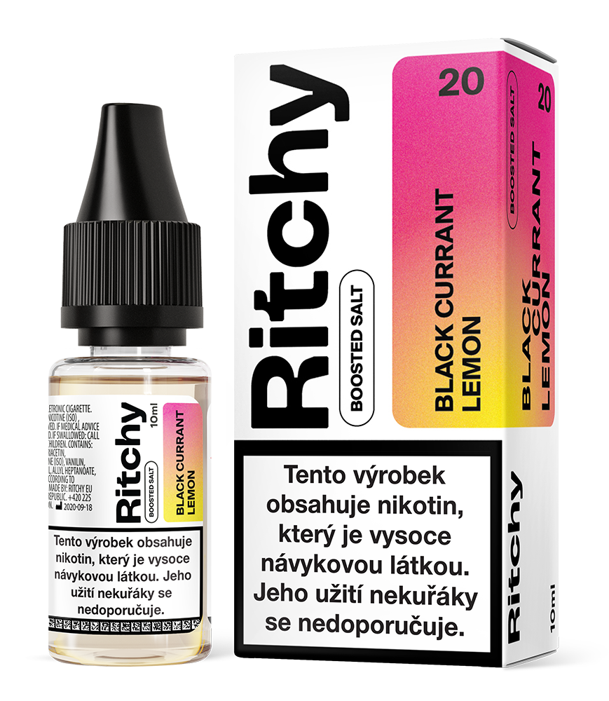 Ritchy salt 10ml - Blackcurrant Lemon 10mg/ml