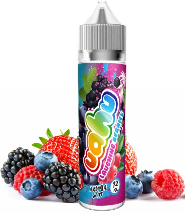 Príchuť UAHU Shake & Vape: Laughing Berries (Bobulovitá zmes) 12ml
