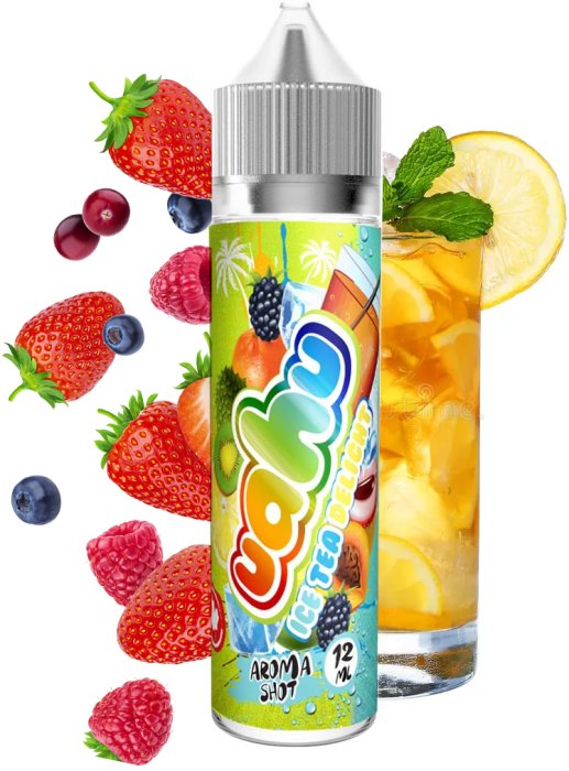 Príchuť UAHU Shake & Vape: Ice Tea Delight (Tropický ľadový čaj) 12ml
