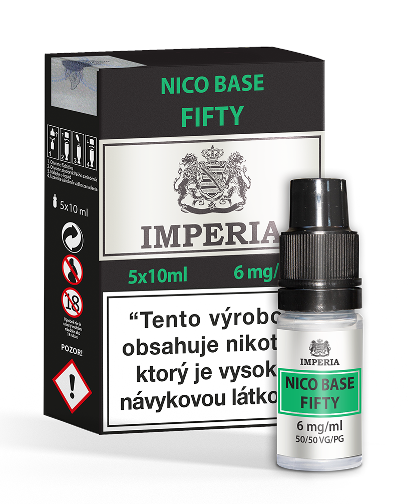 Imperia Báza Fifty 50PG/50VG 5x10ml 6mg ITV