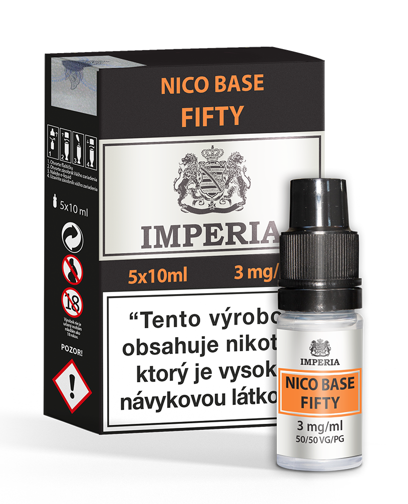 Imperia Báza Fifty 50PG/50VG 5x10ml 3mg ITV