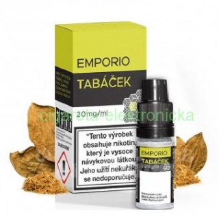 E-liquid Emporio Salt 10ml / 12mg: Tabáček (Tabaková zmes)