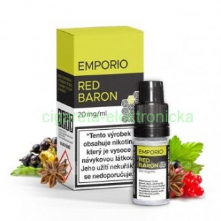 E-liquid Emporio Salt 10ml / 12mg: Red Baron (Ríbezle, lesné plody a aníz)
