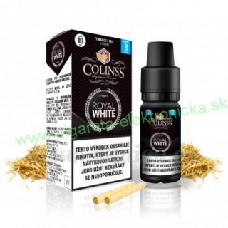E-liquid Colinss 10ml : Royal White (Cigaretový tabak) 3mg