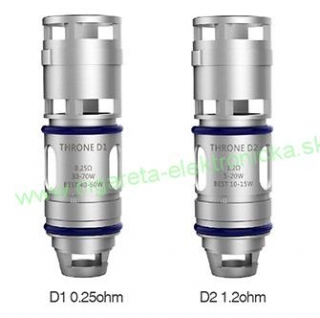 AKCIA 0,25 ohm - Vaptio Throne atomizer 1ks