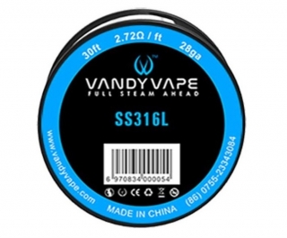 Vandy Vape odporový drôt SS316 9m 24GA - 0,51mm