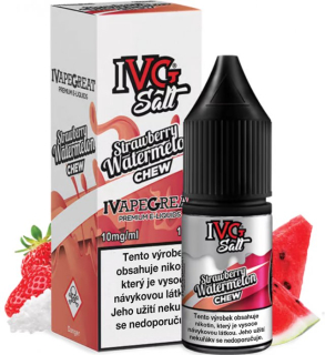 E-liquid IVG Salt 10ml/10mg:Strawberry Watermelon (Jahodovo-melónová žuvačka)