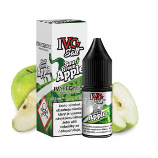 E-liquid IVG Salt 10ml/10mg: Sour Green Apple (Kyslé jablčné cukríky)