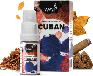 Cuban tobacco 6mg - WAY to Vape 10ml e-liquid