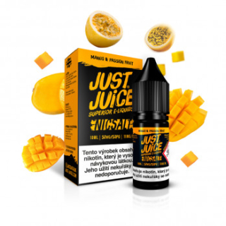 Just Juice Salt liquid - 10ml / 20mg Mango & Passion Fruit
