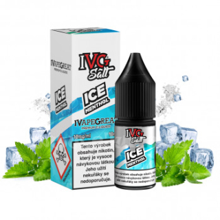 E-liquid IVG Salt 10ml/10mg: Ice Menthol (Ľadový mentol)