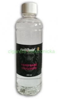 500ml 80VG/20PG 0mg - Euliquid Hard Báza