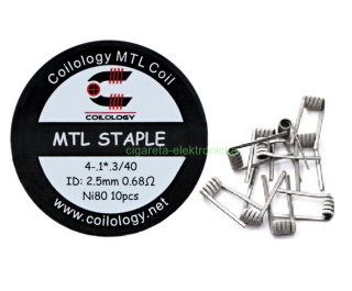 Coilology predmotané špirálky MTL Staple Ni80 0,68ohm