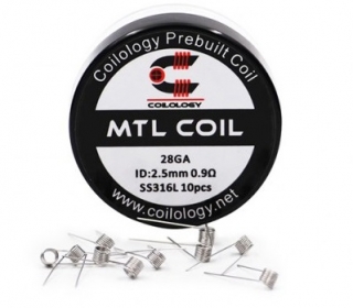 Coilology predmotané špirálky MTL SS316L 0,9ohm