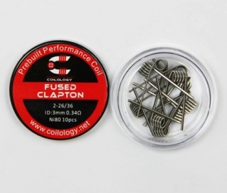 Coilology predmotané špirálky Fused Clapton ni80 0,34ohm