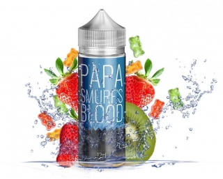 Príchuť S&V Infamous Originals -Papa Smurf's Blood -jahody,kiwi a gumové cukríky