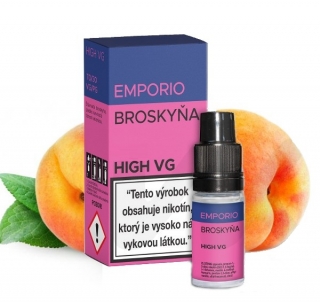 Emporio High VG 10ml / 0mg: Broskyňa