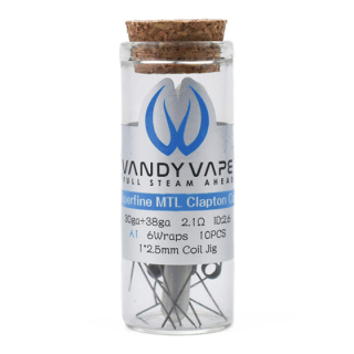 Vandy Vape predmotané špirálky Superfine MTL Clapton Ni80 30GA*2 + 38GA , 0,7ohm