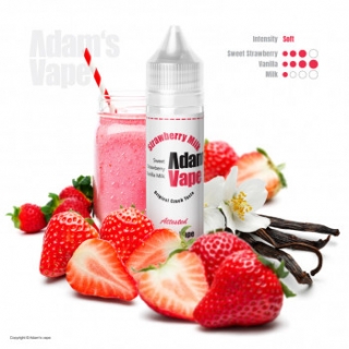 Strawberry Milk (Vanilkovo-jahodové mlieko) - Príchuť Adams VAPE S & V: 12ml