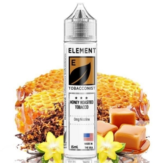 Príchuť Element S&V:Honey Roasted Tobacco(Tabak,med, pražené orechy, vanila)15ml