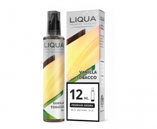 Vanilla Tobacco (Tabak s vanilkou) - Príchuť LIQUA Mix & Go 12ml