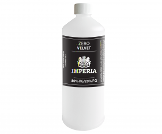 500ml Zero Velvet 20%PG / 80%VG 0mg - Imperia Báza