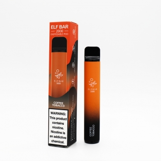 Coffee Tobacco 5% - Elf Bar 2000 e-cigareta 1200mAh