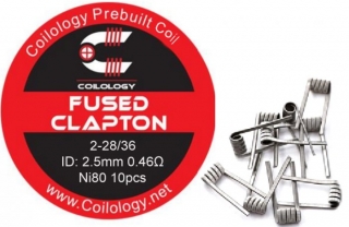 Coilology predmotané špirálky Fused Clapton ni80 0,46ohm