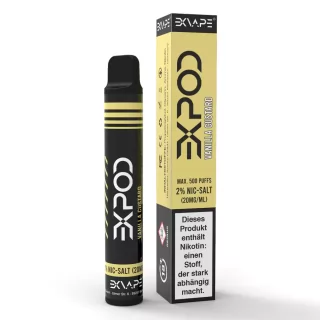 Vanilla Custard - EXVAPE EXPOD jednorázová e-cigareta