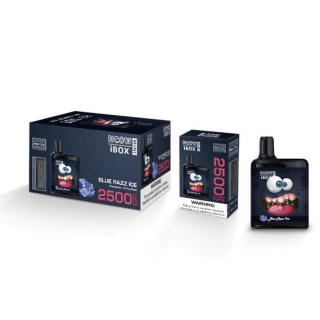 Blue Razz Ice 2 - HCOW iBox mini 2500 jednorázová e-cigareta
