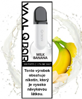 Milk Banana - VAAL Q Bar jednorázová e-cigareta 17mg