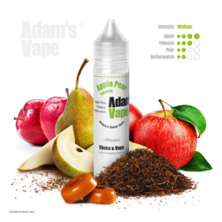 Príchuť Adams vape S&V: Apple Pear Tobacco 12ml